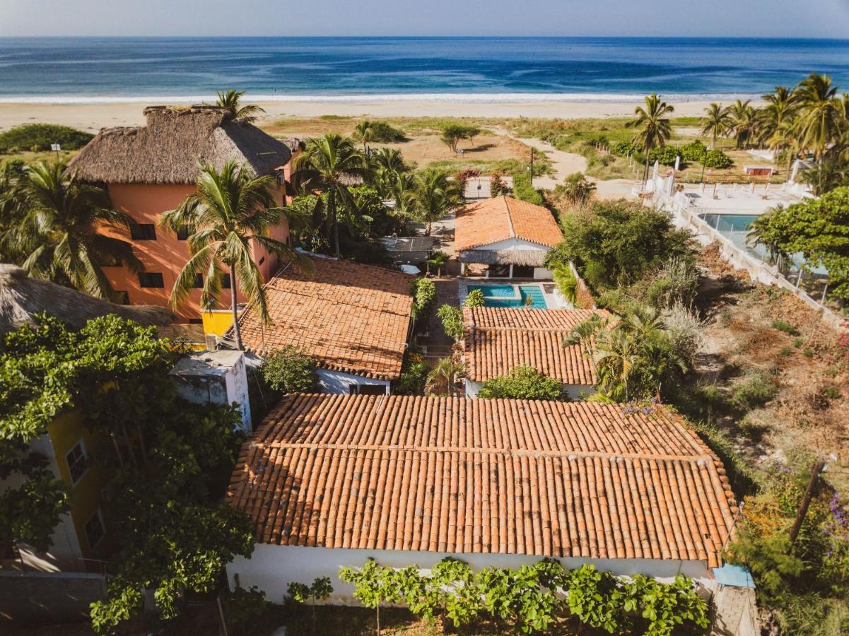 La Playita Beach House Puerto Escondido  Bagian luar foto